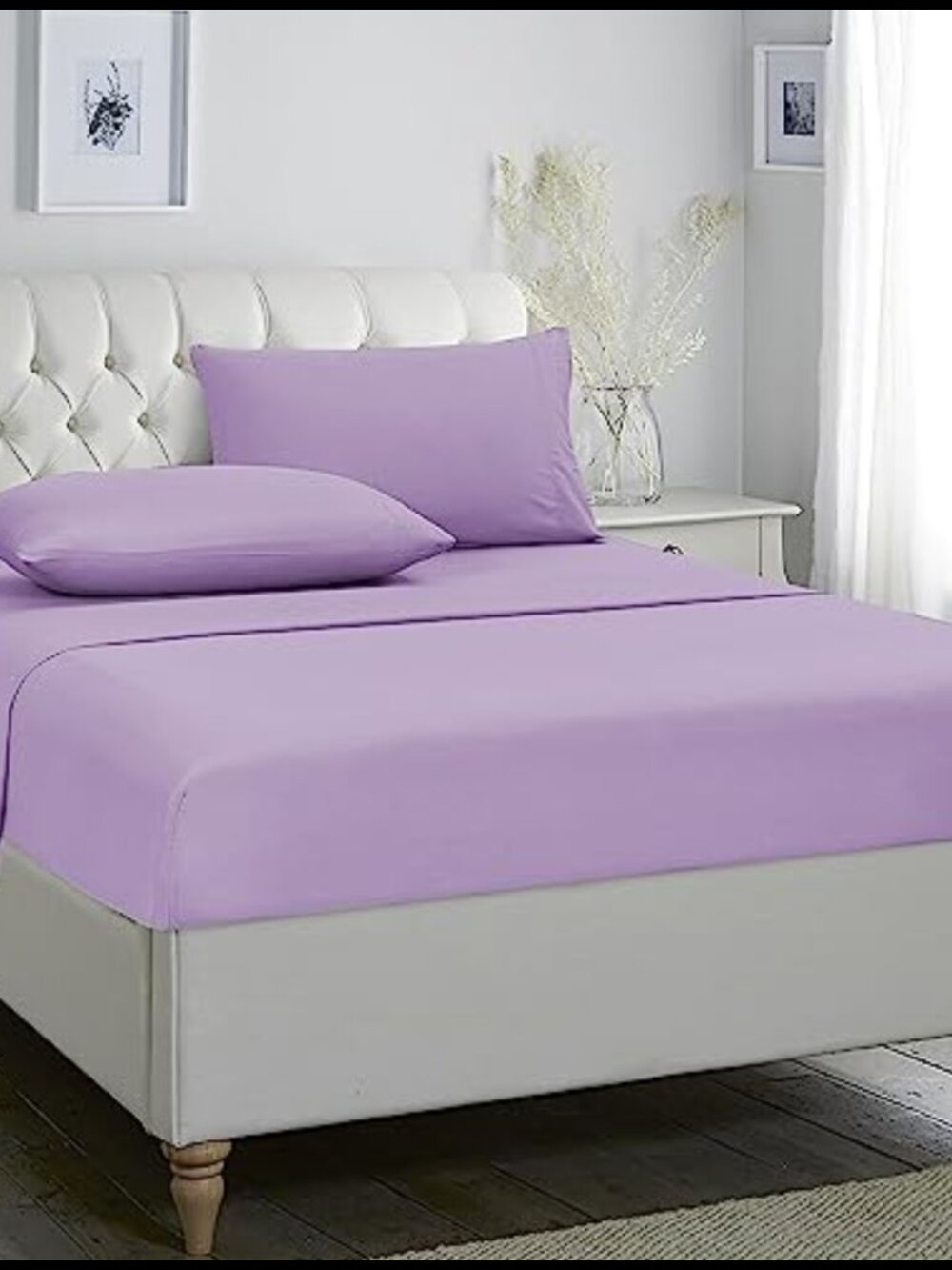 4-Piece Queen Sheet Set Deep Pocket Brushed Microfiber Bedding
